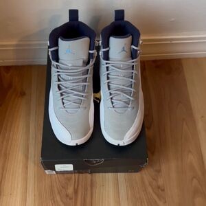 Jordan Youth Sneakers - Gray and White